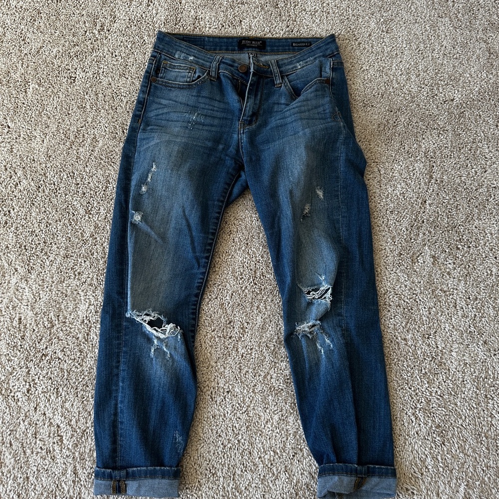 Judy Blue Relaxed Fit Denim Jeans
